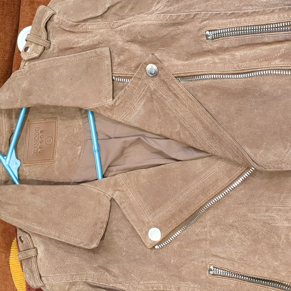 Blank NYC suede Moto jacket: coffee bean Color - Picture 8 of 9